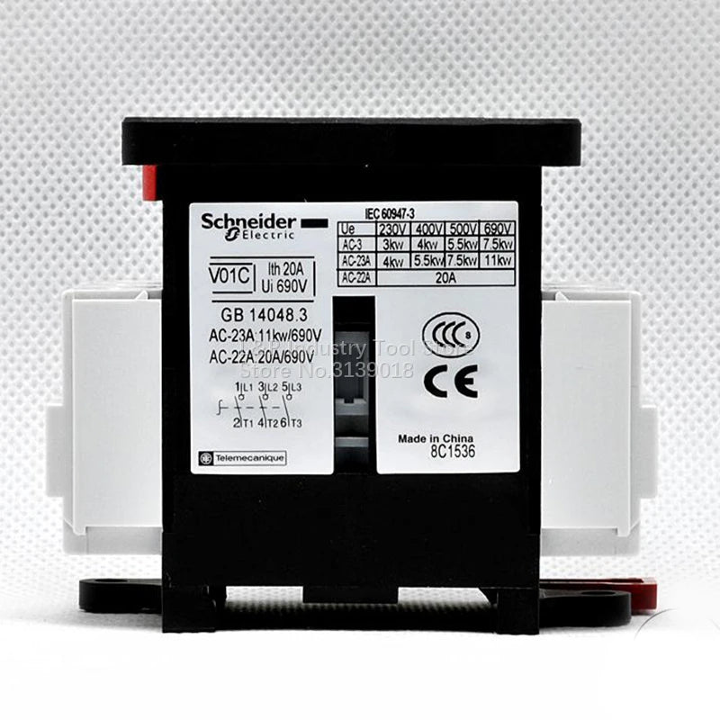 New Original Schneider Electric 20A 3P VCF01C ( V01C + KCF1PZC ) Load Switch Body V01C And Panel KCF1PZC Switch-disconnector