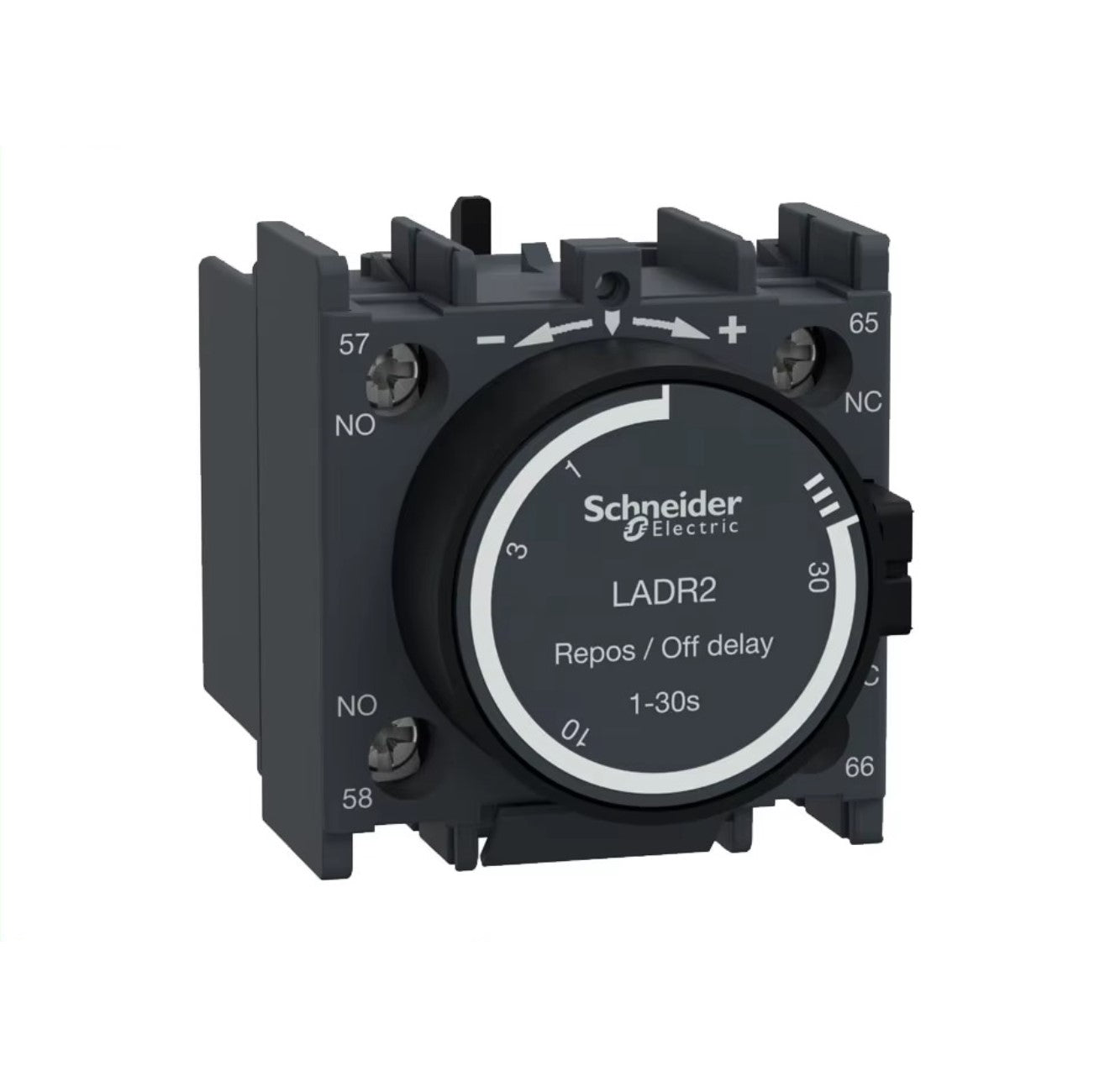 Time off delay auxiliary contact block 1NO+1NC screw clamp terminals