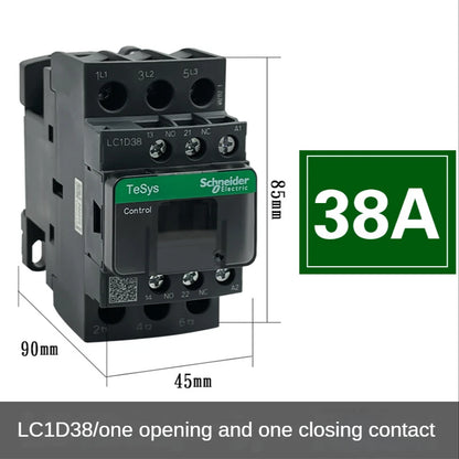 New black Schneider version Three-pole ACcontactor LC1D09 LC1D12 LC1D18 LC1D25 LC1D32 LC1D38  B7C F7C Q7C M7C 24V 110V 220V 380V