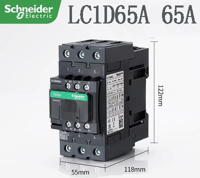Three-Pole AC Contactors LC1D09-LC1D65A Schneider Range