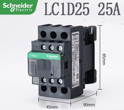 Three-Pole AC Contactors LC1D09-LC1D65A Schneider Range