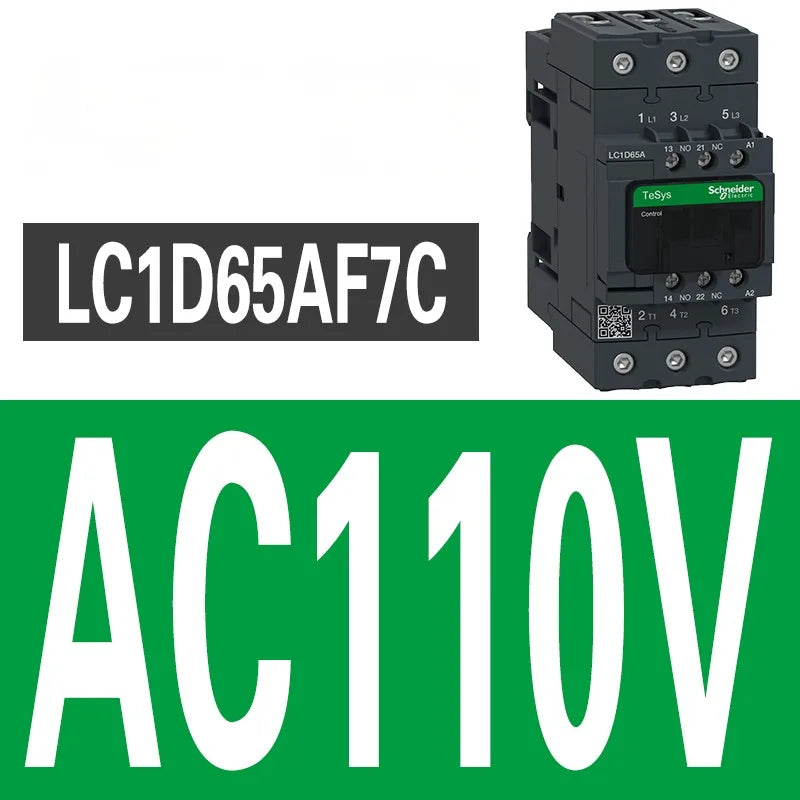 Schneider AC  Elevator Contactor LC1-D65AE7C B7C C7C M7C F7C Q7C  Solenoid Voltage 24V 36V 48V 110V 220V 380V LC1D65A