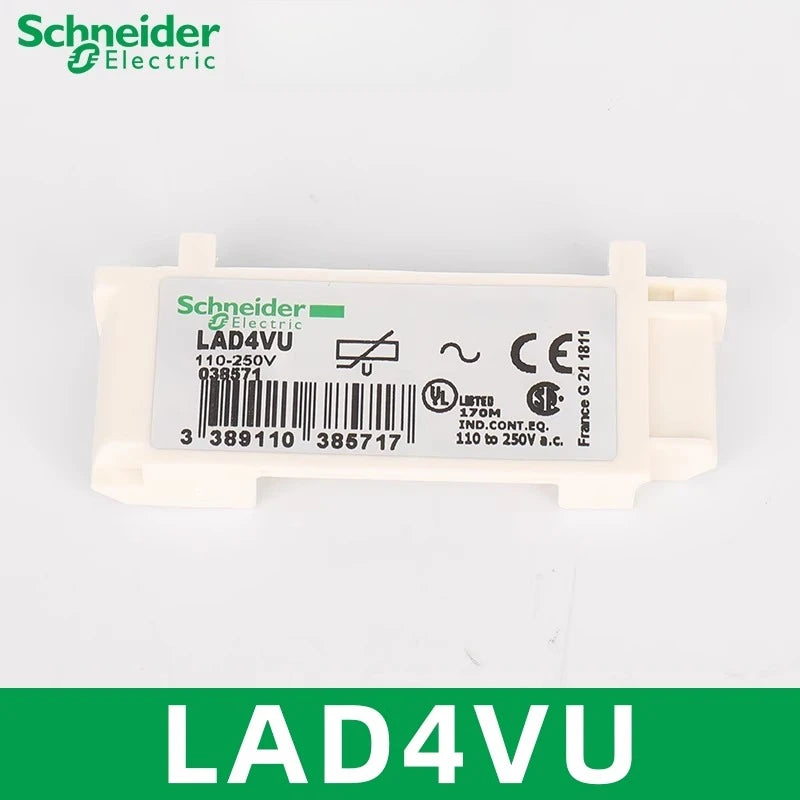 Schneider Mechanical Interlock, Surge Suppression Modules LAD4CM LAD4RCU LAD9R1V LA9D09978C LA4DA2U LAD9R1 LAD4VU LAD9V2