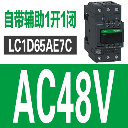 Schneider AC  Elevator Contactor LC1-D65AE7C B7C C7C M7C F7C Q7C  Solenoid Voltage 24V 36V 48V 110V 220V 380V LC1D65A