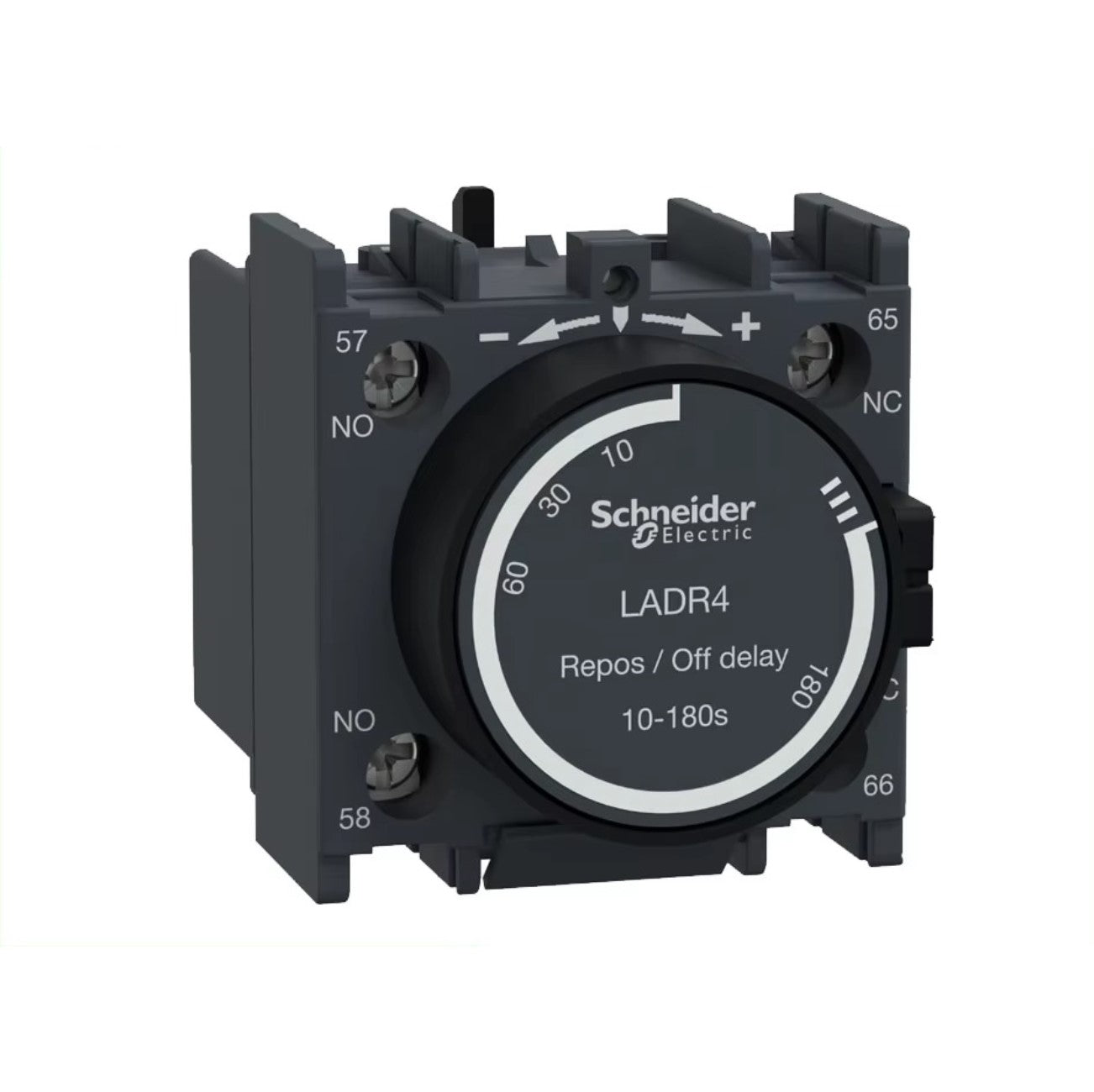 Time off delay auxiliary contact block 1NO+1NC screw clamp terminals